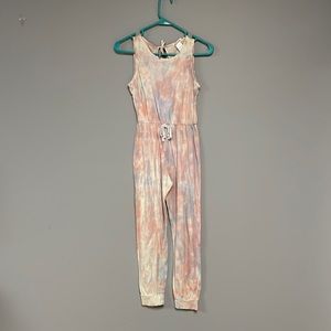 NWT tank jumpsuit tie die
